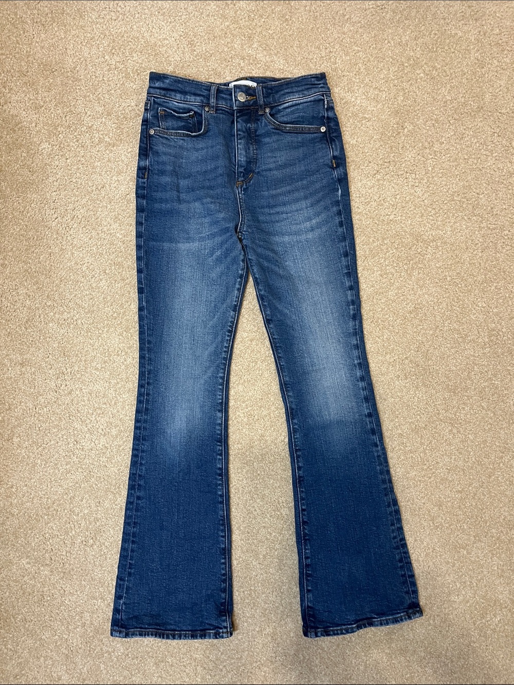Loft slim flare denim jeans